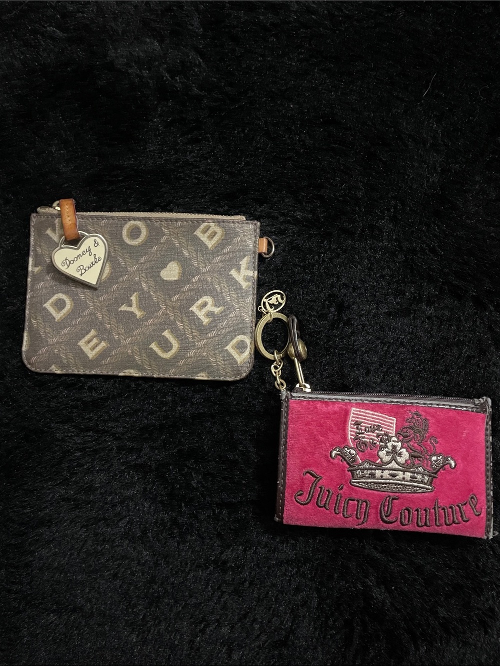 Vintage Dooney and Bourke & vintage juicy couture coin pouch